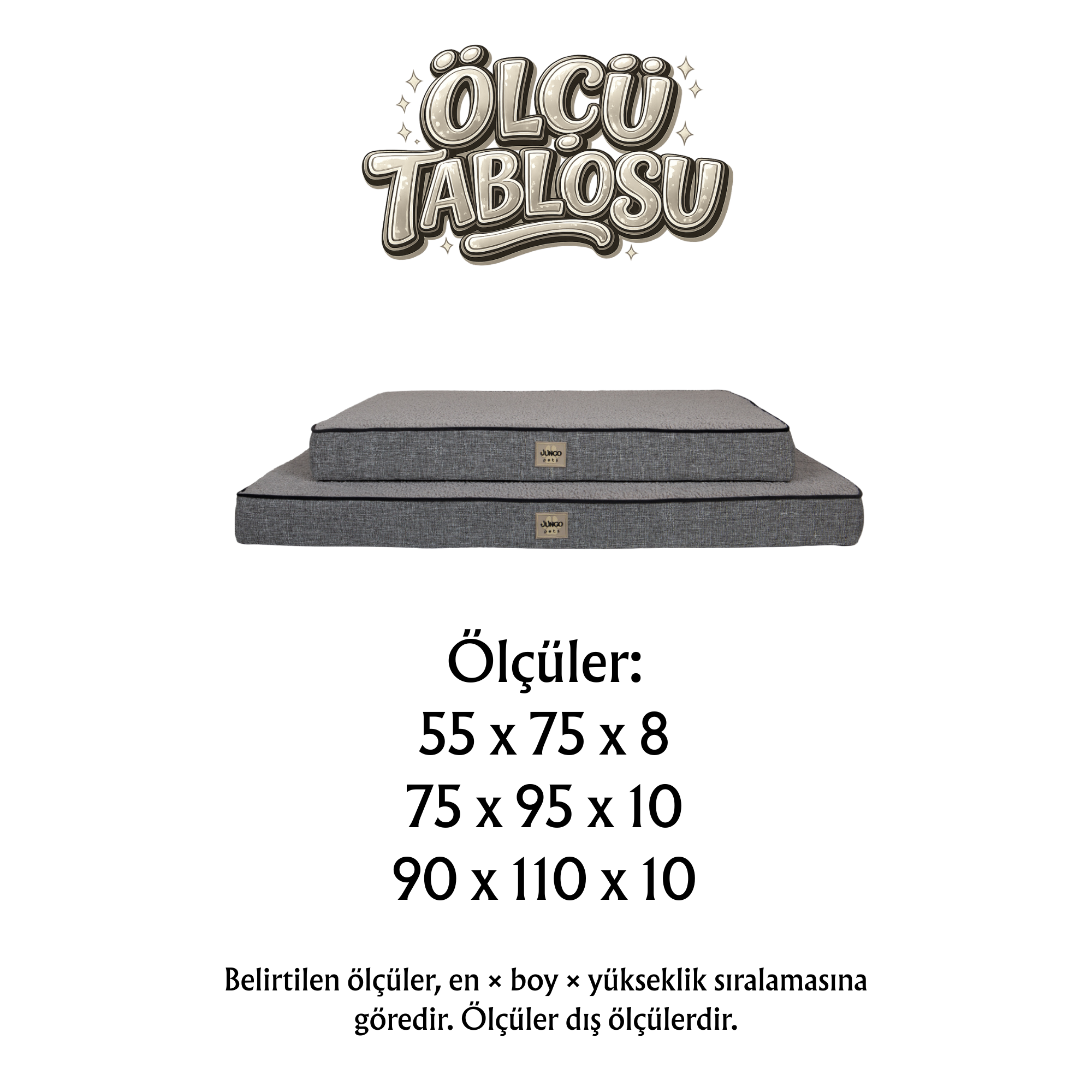 Arthur, Visco Süngerli, Çıkarılabilir Kılıflı, Su Geçirmez, Yüksek Kaliteli Kedi ve Köpek Yatağı