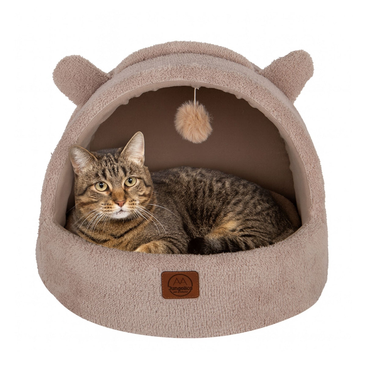 Tom Cat Bed with Removable Cushion, Ultra-Soft, Comfortable, Enclosed Top Design