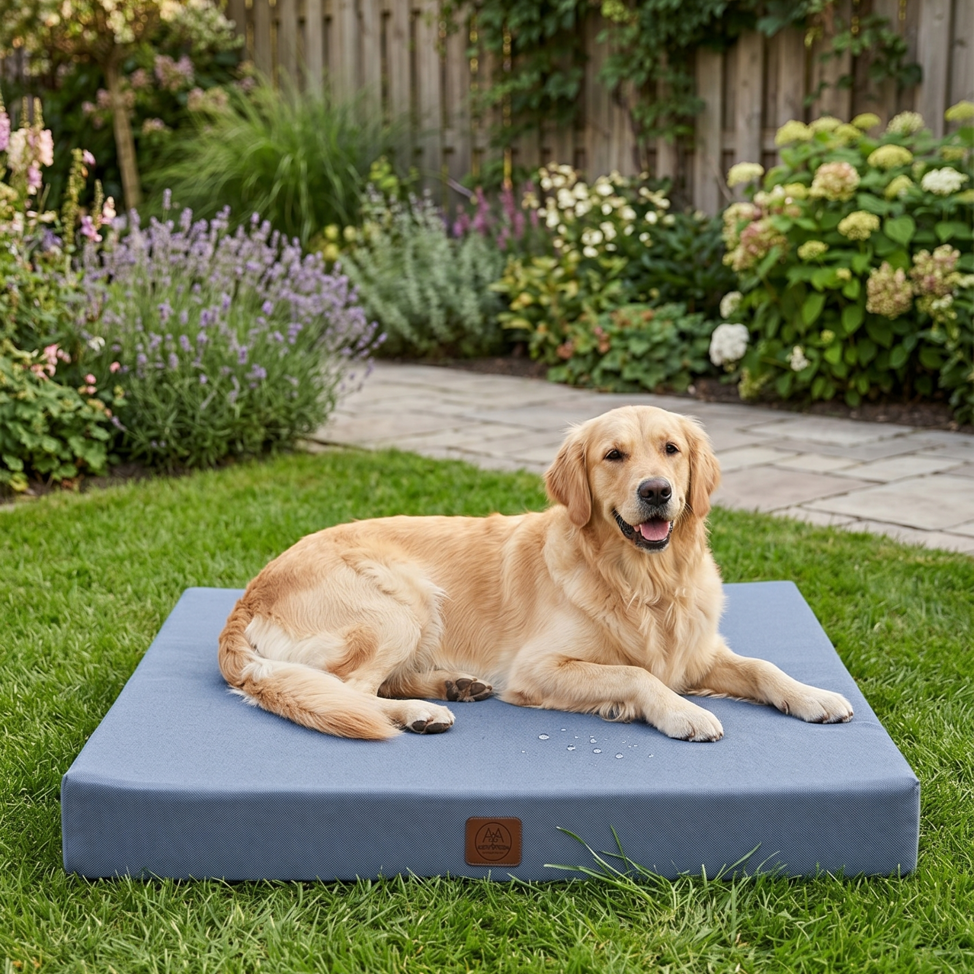 Larissa Waterproof Cat & Dog Bed – Outdoor Suitable, Removable Cover, Washable
