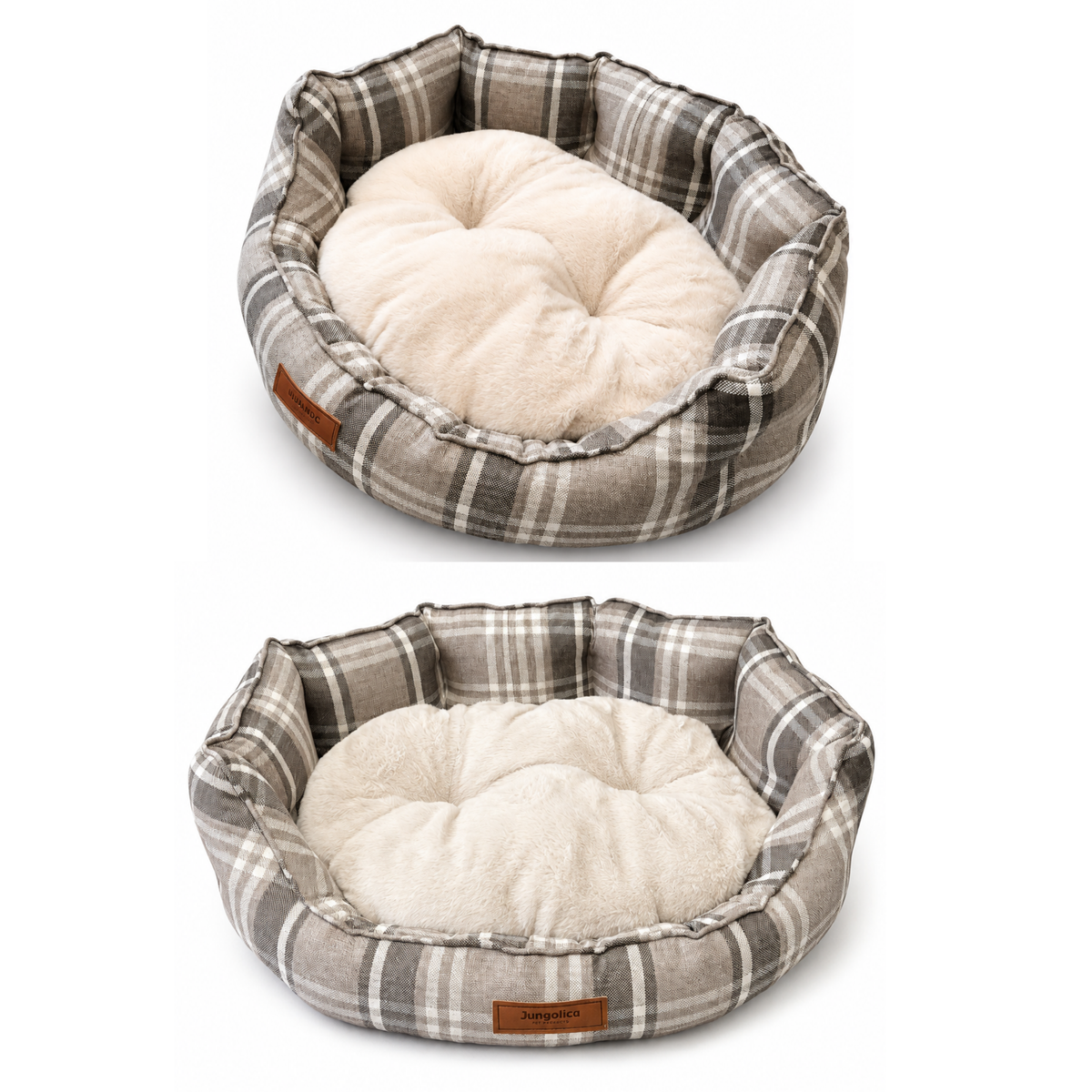 Double-Sided Washable Cat & Dog Bed with Cushion – 4-Season Use, Non-Slip Base, Suitable for All Breeds
