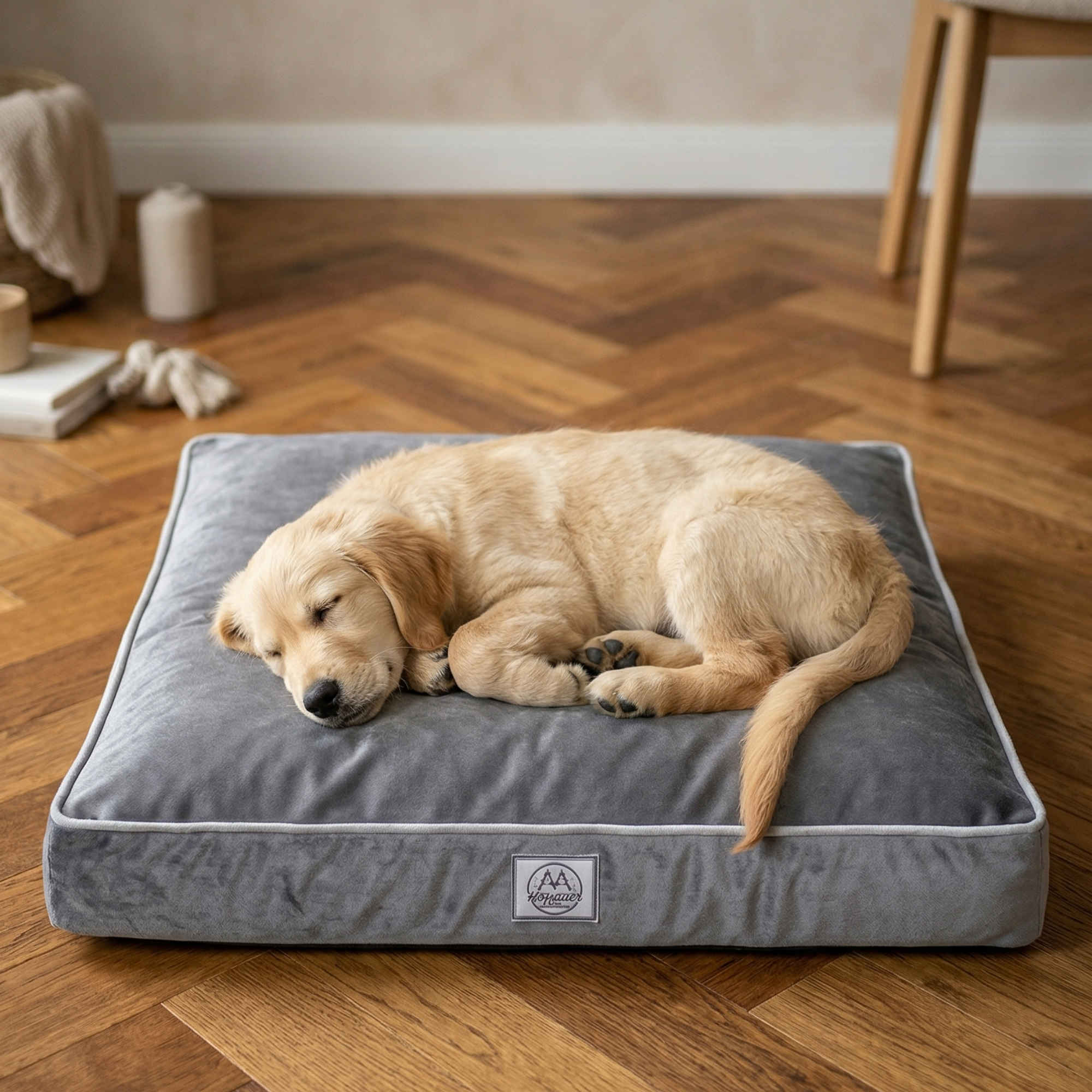 Silky Paw, Removable Cover, Easy to Clean, Comfortable, Non-Slip Base, Cat and Dog Bed