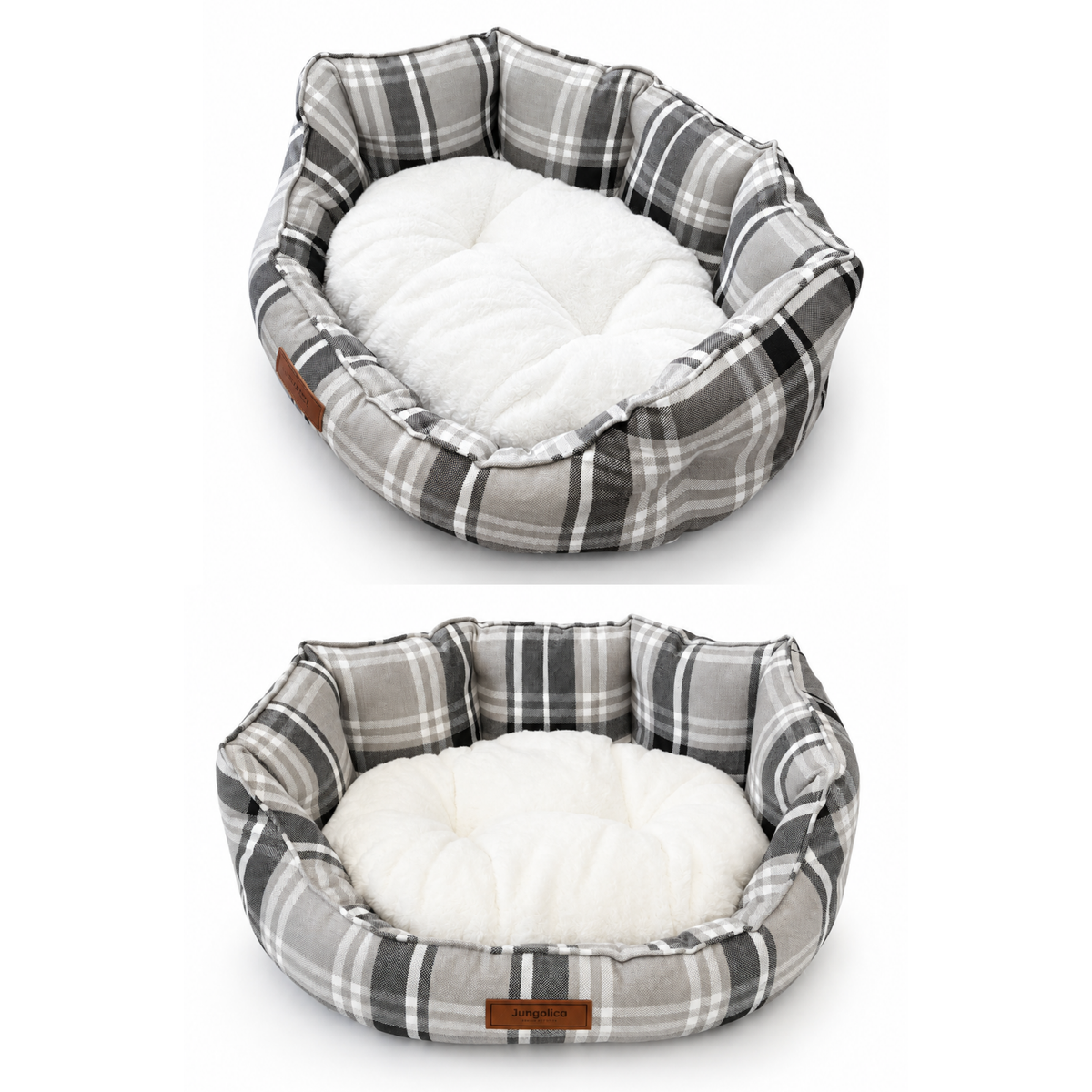 Double-Sided Washable Cat & Dog Bed with Cushion – 4-Season Use, Non-Slip Base, Suitable for All Breeds
