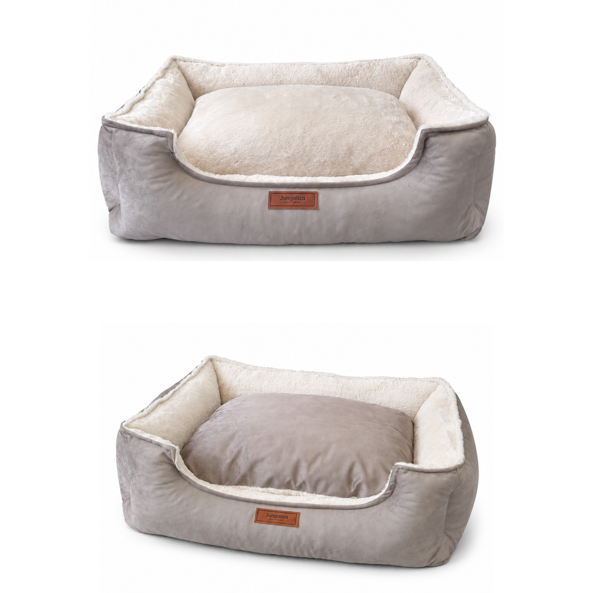Dreamy Double-Sided Washable Cat & Dog Bed with Inner Cushion and Non-Slip Base