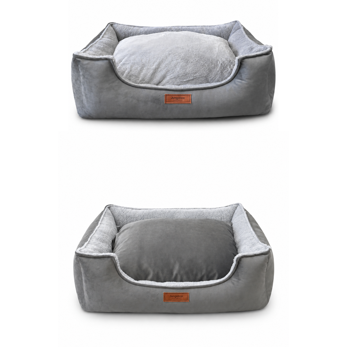 Dreamy Double-Sided Washable Cat & Dog Bed with Inner Cushion and Non-Slip Base