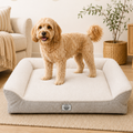 Marlow Fully Removable Cover Washable Cat & Dog Bed with Non-Slip Base