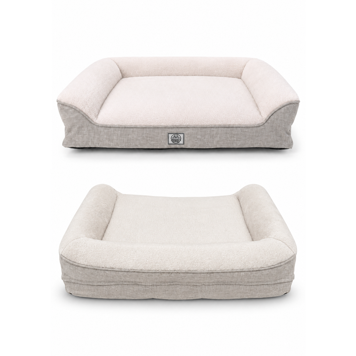 Marlow Fully Removable Cover Washable Cat & Dog Bed with Non-Slip Base