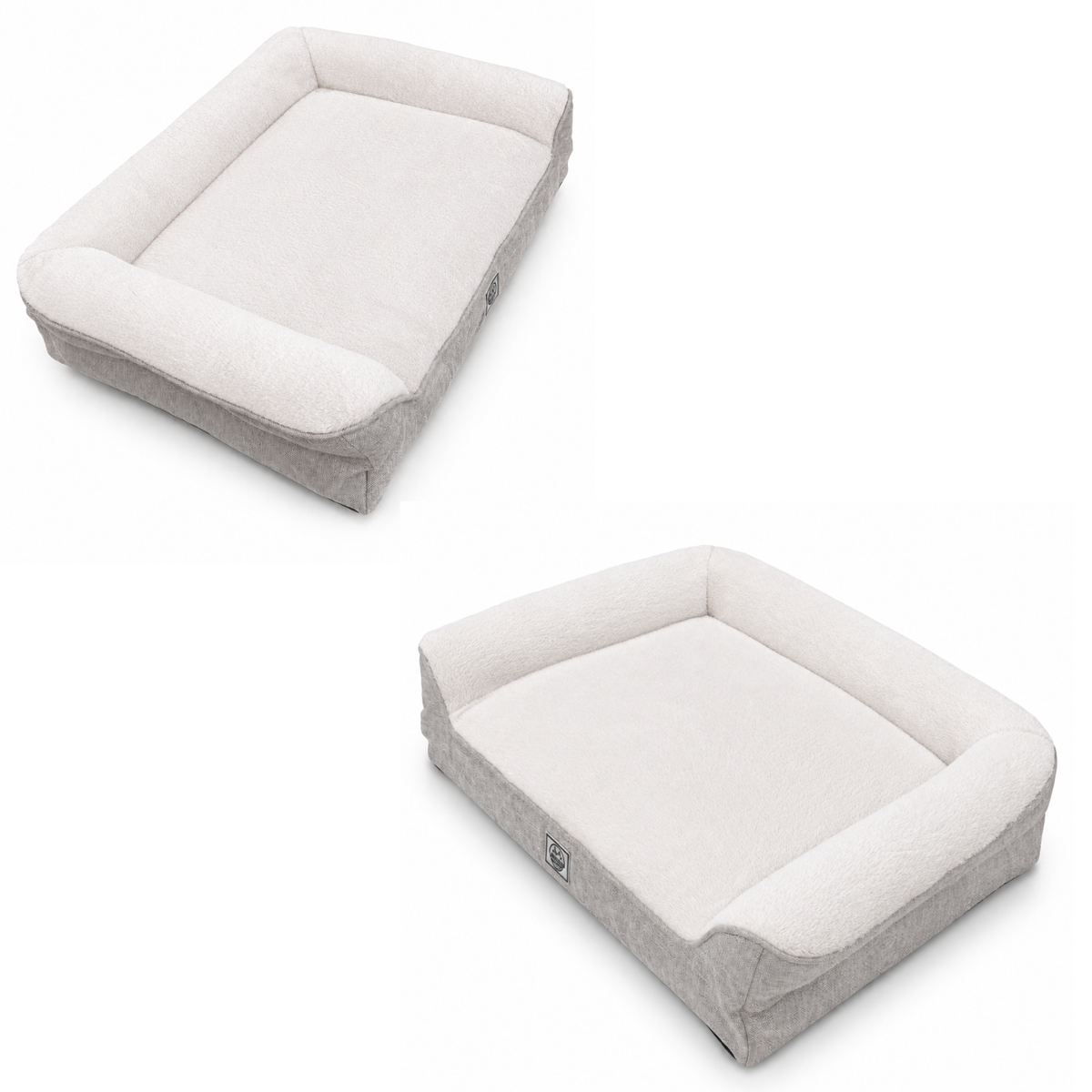 Marlow Fully Removable Cover Washable Cat & Dog Bed with Non-Slip Base