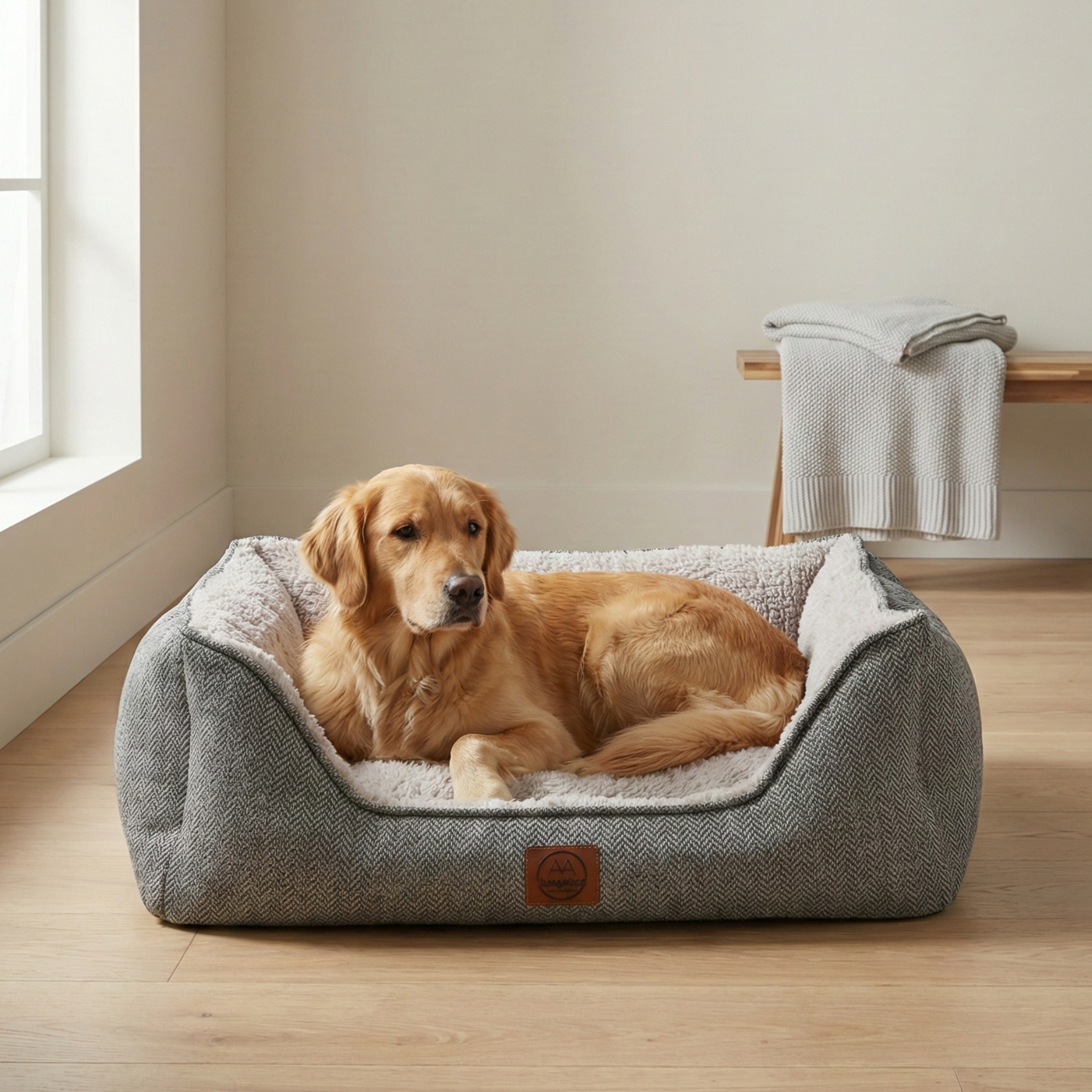 Zeus – Dual-Sided, Non-Slip, Washable Premium Cat & Dog Bed
