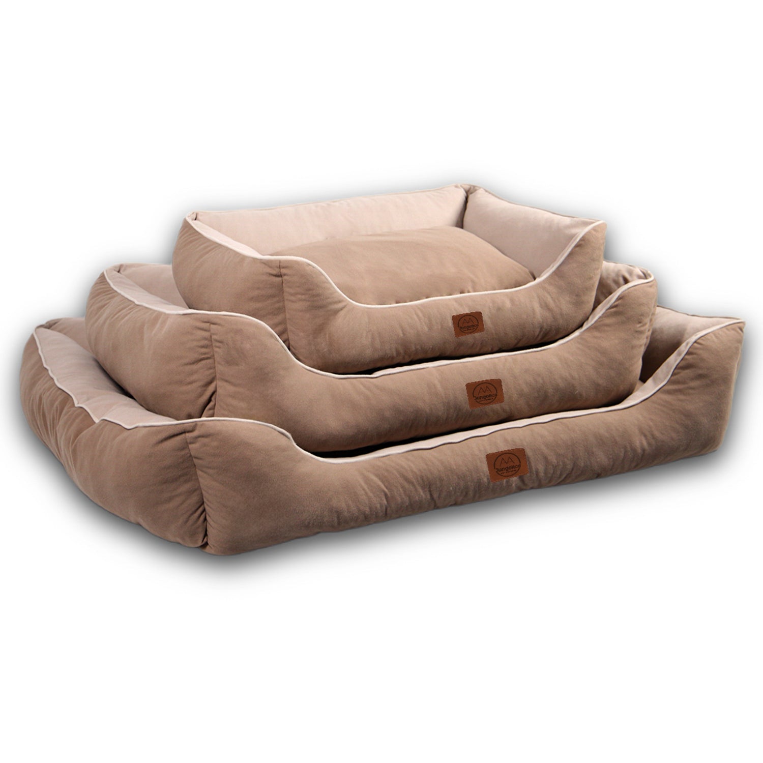 Lucy, Çift Taraflı Minderli, Ultra Yumuşak, Kaydırmaz Tabanlı, Yıkanabilir Kedi ve Köpek Yatağı - Jungolica Pet Products