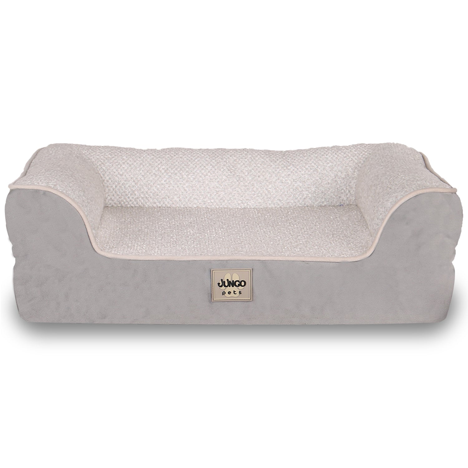 Sezar, Fermuarlı Yıkanabilir Dış Kılıf (Gri) - Jungolica Pet Products