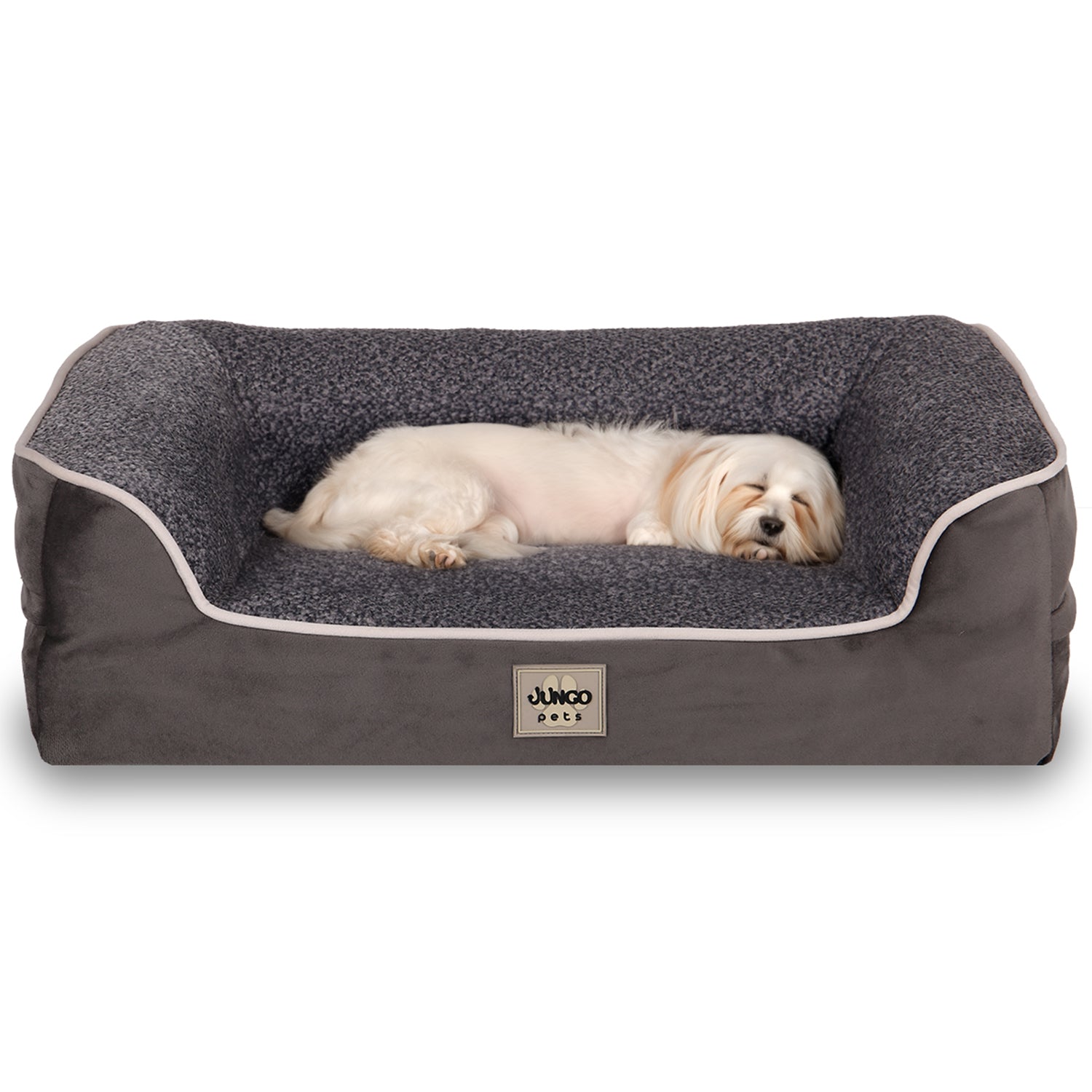 Sezar, Visco Süngerli,%100 Su Geçirmez, Kolay Temizlenen, Çıkarılabilir Kılıflı, Kedi ve Köpek Yatağı - Jungolica Pet Products