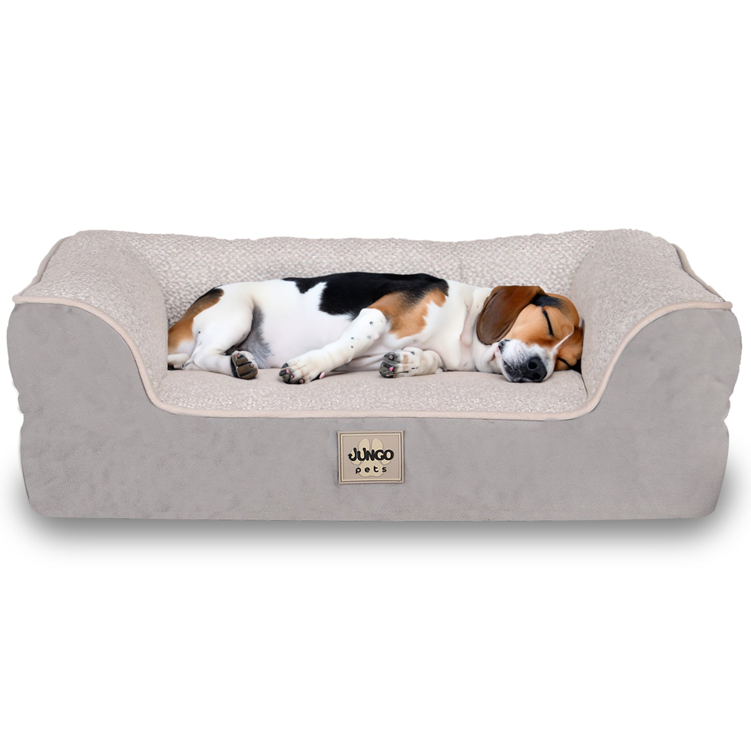 Sezar, Visco Süngerli,%100 Su Geçirmez, Kolay Temizlenen, Çıkarılabilir Kılıflı, Kedi ve Köpek Yatağı - Jungolica Pet Products