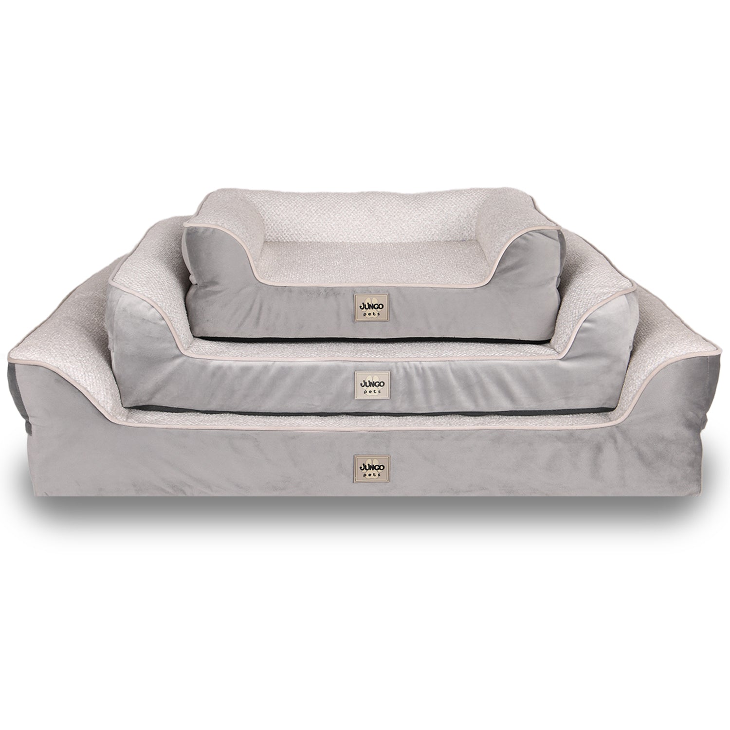 Sezar, Visco Süngerli,%100 Su Geçirmez, Kolay Temizlenen, Çıkarılabilir Kılıflı, Kedi ve Köpek Yatağı - Jungolica Pet Products