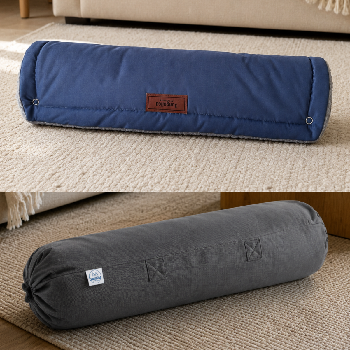Double-Sided Waterproof Foldable Cat & Dog Mat with Carrying Bag, Snap Buttons, 4-Season Us