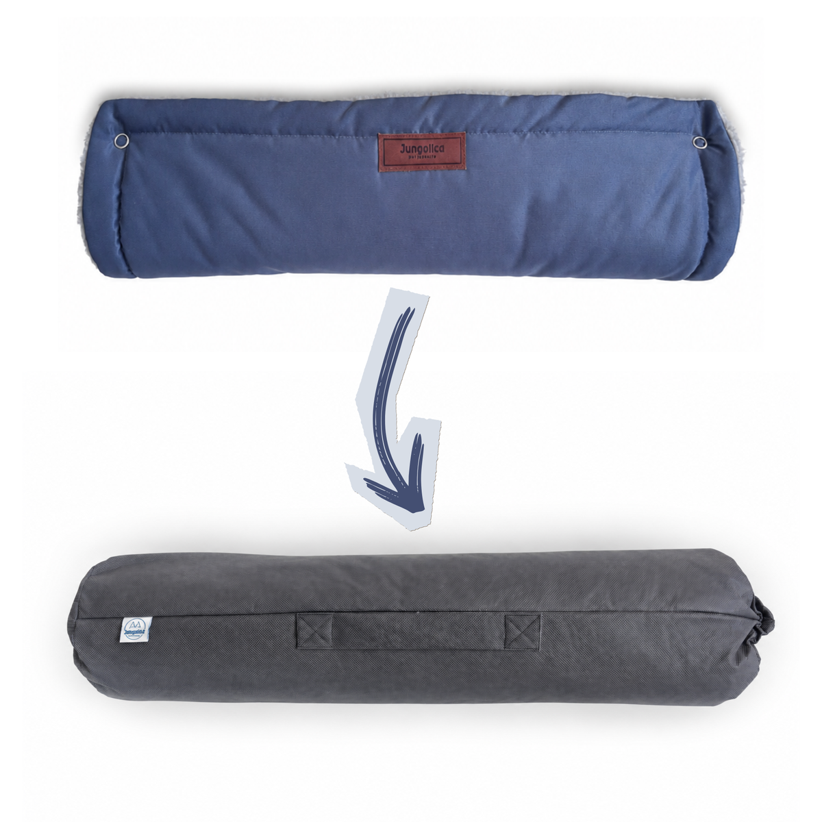 Double-Sided Waterproof Foldable Cat & Dog Mat with Carrying Bag, Snap Buttons, 4-Season Us